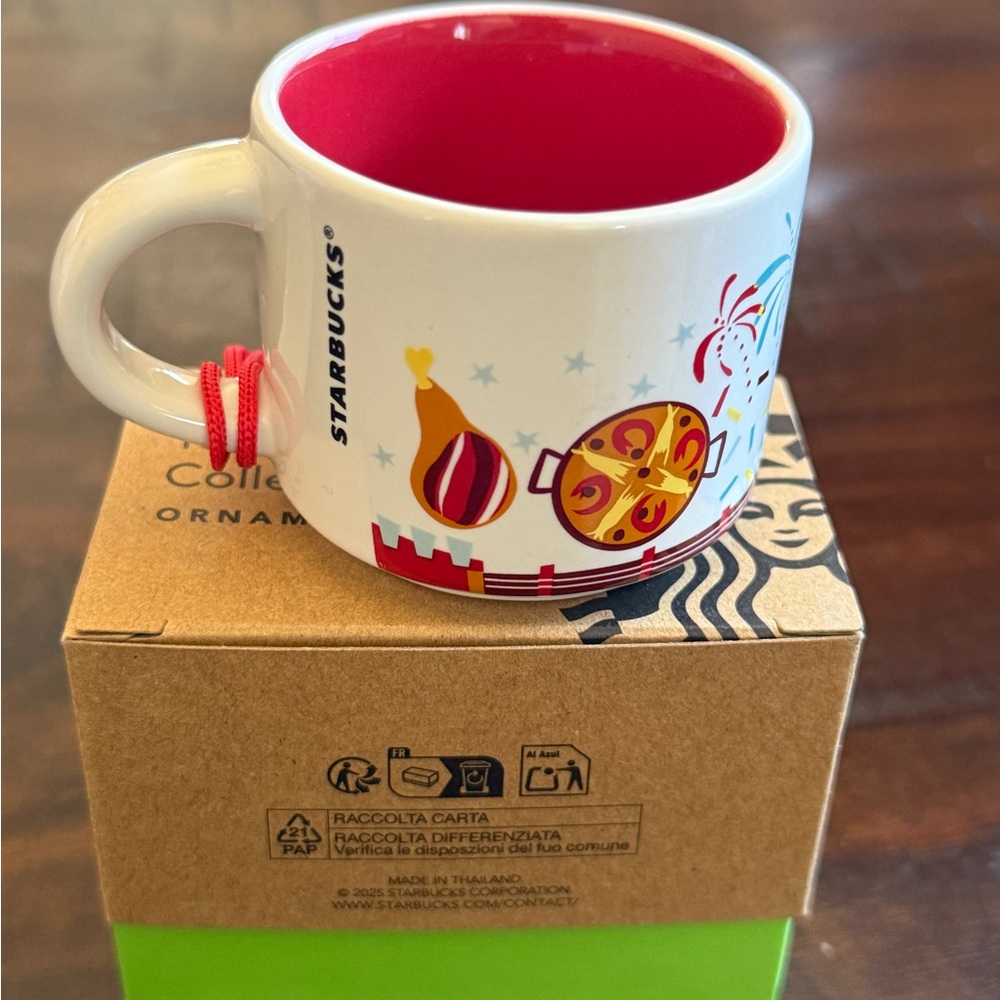 Starbucks Spain Ornament espresso cup, 2 fl. Oz - Picture 4 of 6